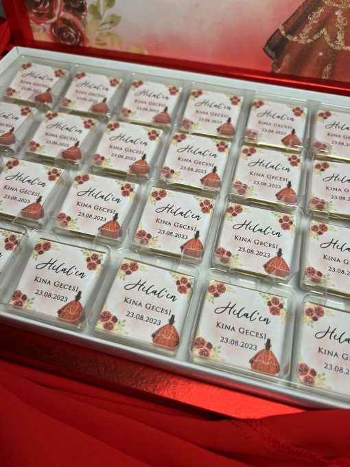 Personalisierte Schokobox Kina, Henna – Bild 5