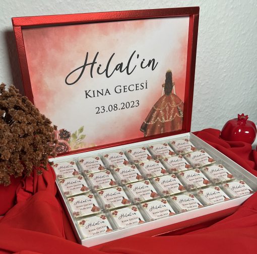 Personalisierte Schokobox Kina, Henna