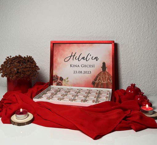 Personalisierte Schokobox Kina, Henna – Bild 3