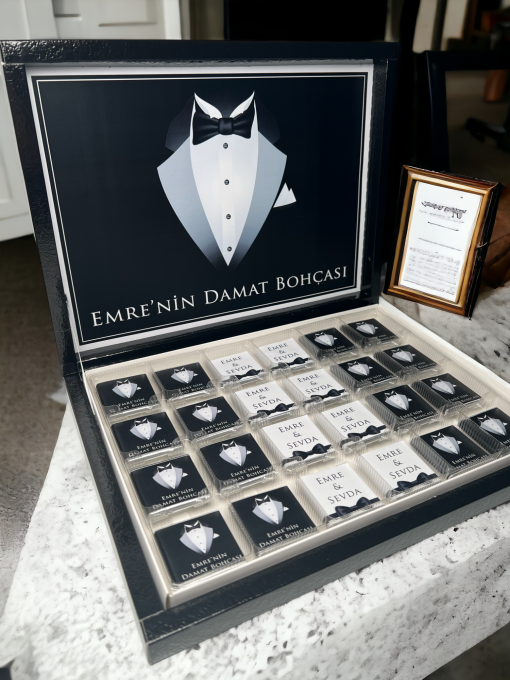 Personalisierte Schokobox Damat Bohcasi